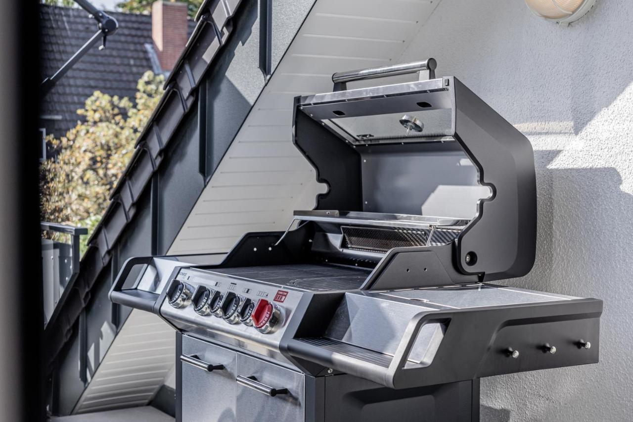 Gt-City Suite 01 I Gasgrill I Smart-Tv I Balkon Gütersloh Extérieur photo