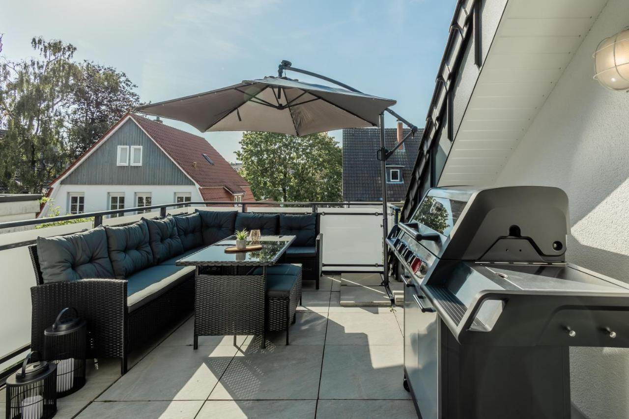 Gt-City Suite 01 I Gasgrill I Smart-Tv I Balkon Gütersloh Extérieur photo